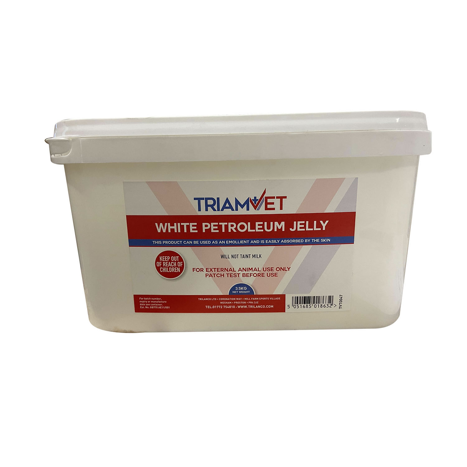 TRIAMVET WHITE PETROLEUM JELLY 3.5 LT