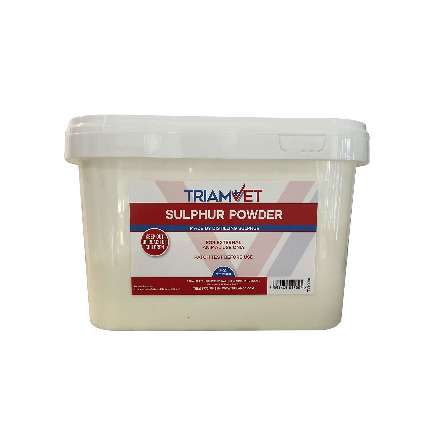 TRIAMVET SULPHUR POWDER 5 KG