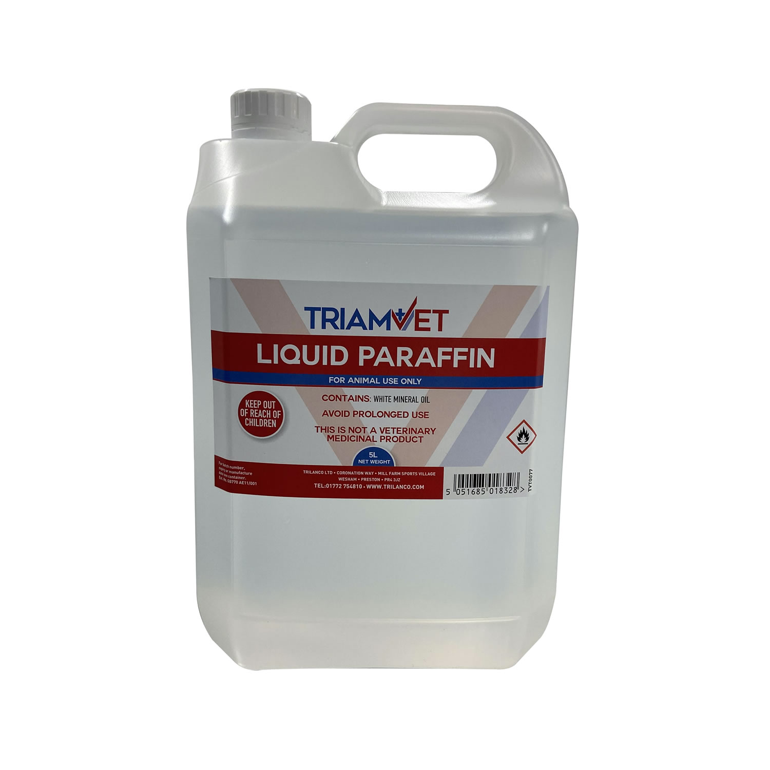 TRIAMVET LIQUID PARAFFIN 5 LT