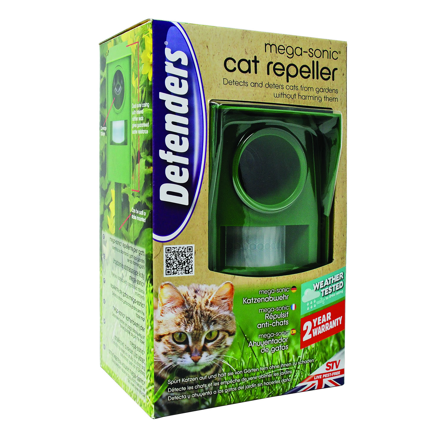 DEFENDERS MEGASONIC CAT REPELLER totalfarmsupplies.co.uk