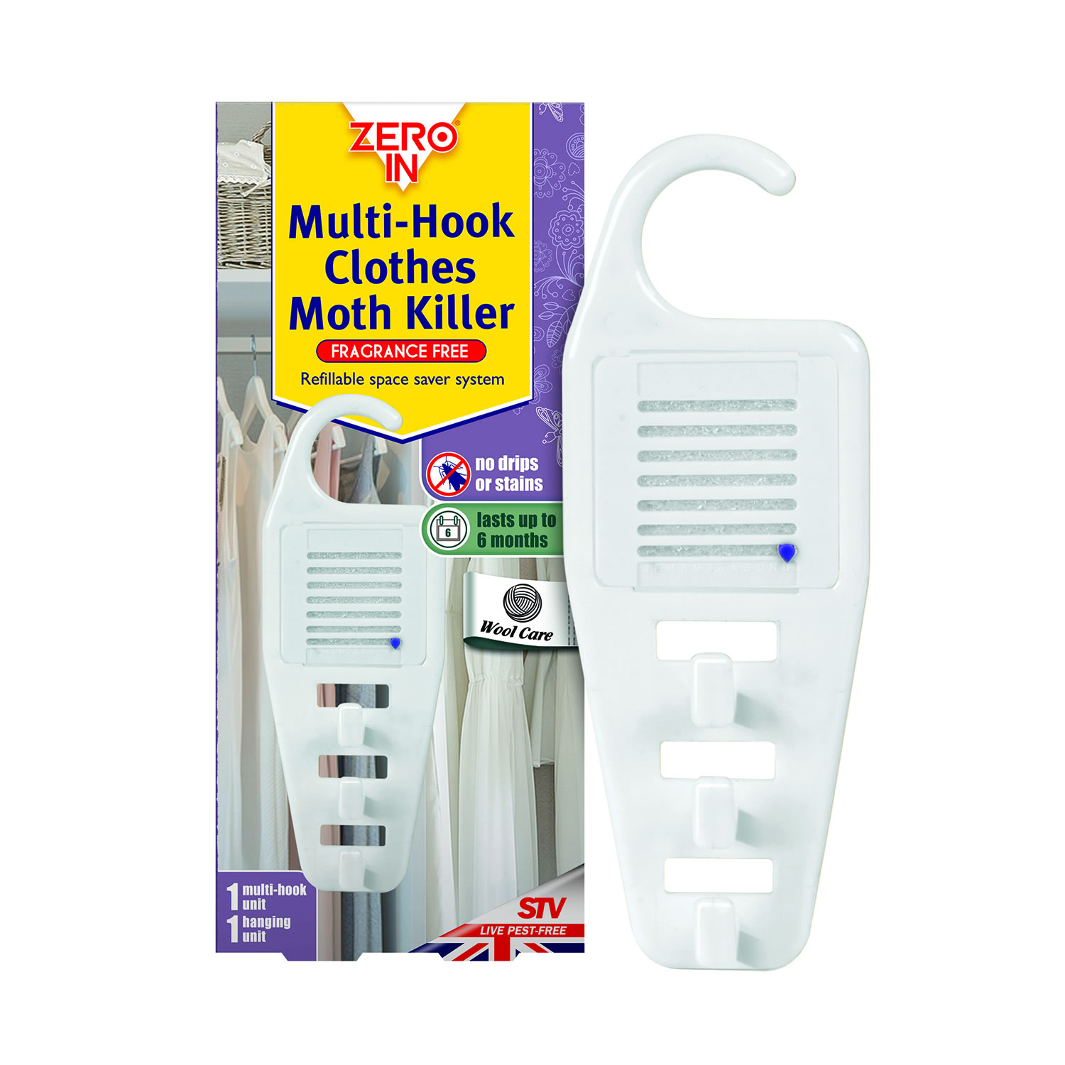 ZERO IN MULTIHOOK CLOTHES MOTH KILLER totalfarmsupplies.co.uk