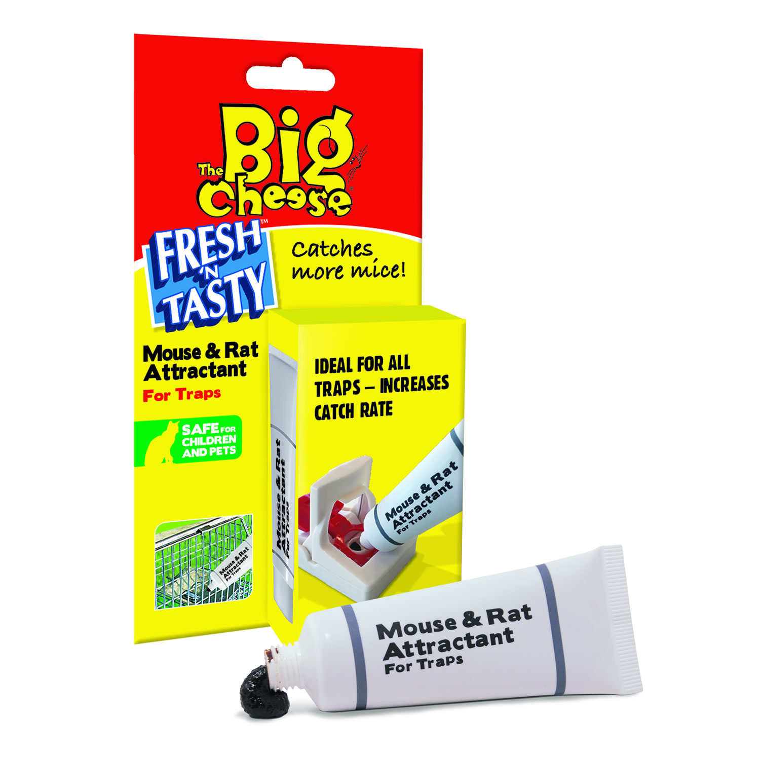 THE BIG CHEESE FRESH N TASTY MOUSE & RAT ATTRACTANT 26 GM