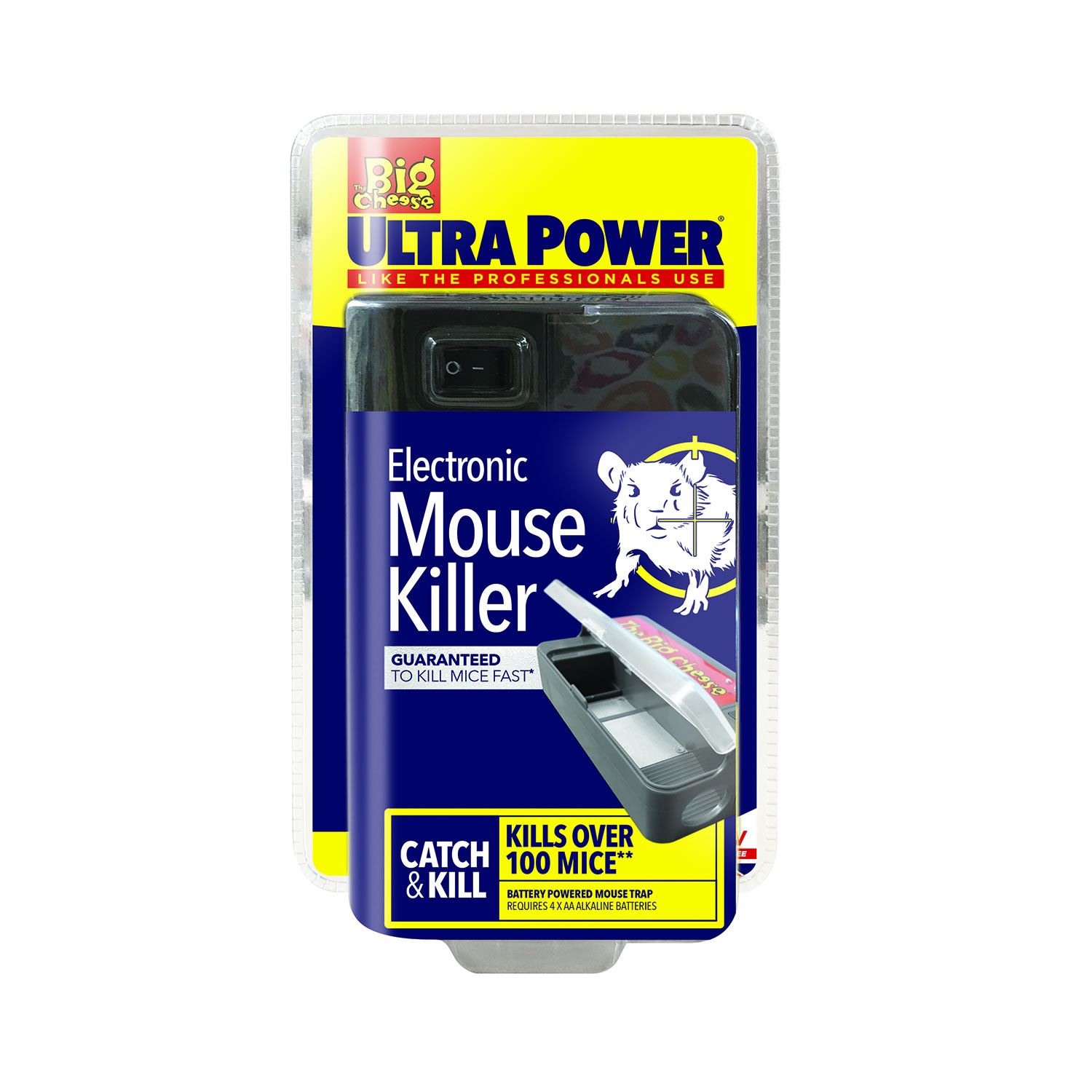 THE BIG CHEESE ULTRA POWER ELECTRONIC MOUSE KILLER