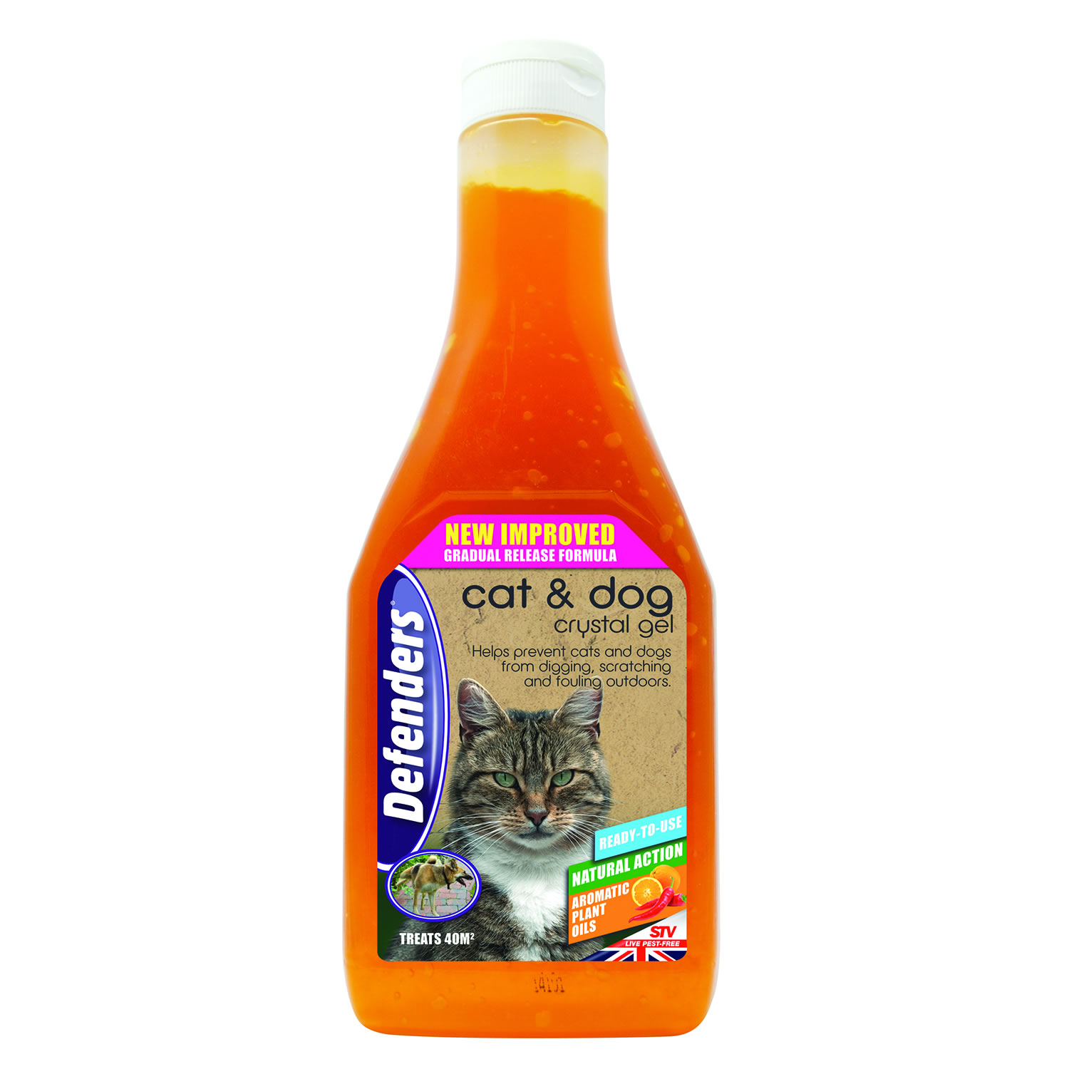 DEFENDERS CAT & DOG REPELLENT CRYSTAL GEL 450 ML