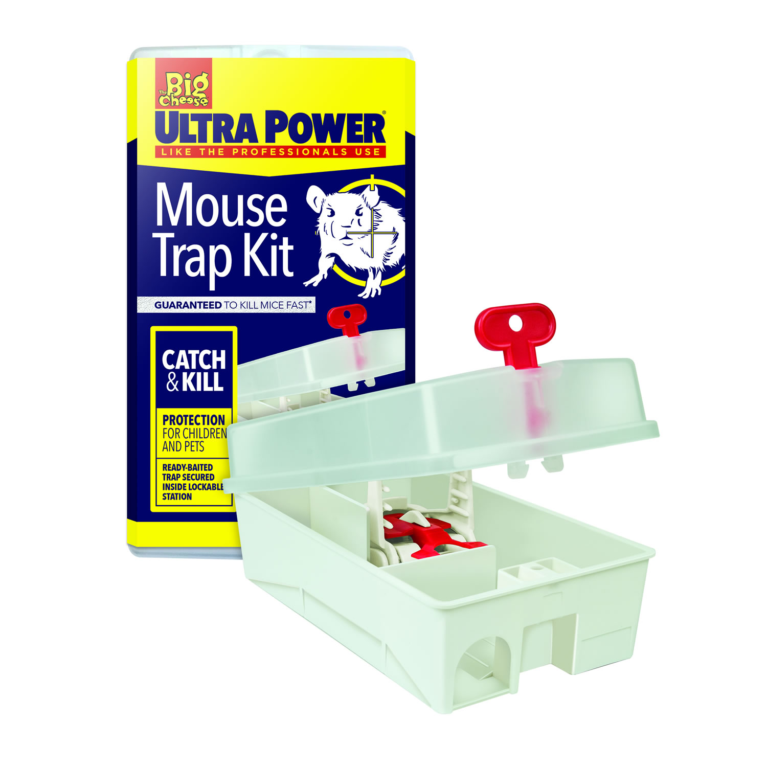 THE BIG CHEESE ULTRA POWER MOUSE TRAP KIT