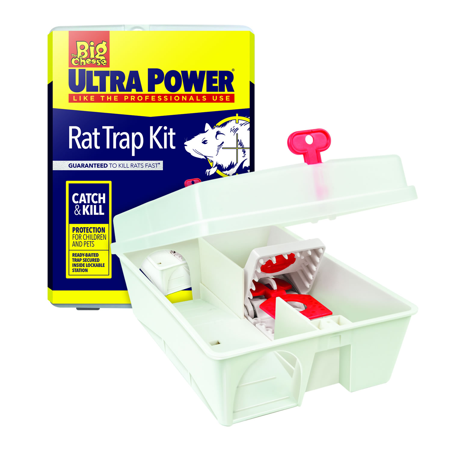THE BIG CHEESE ULTRA POWER RAT TRAP KIT