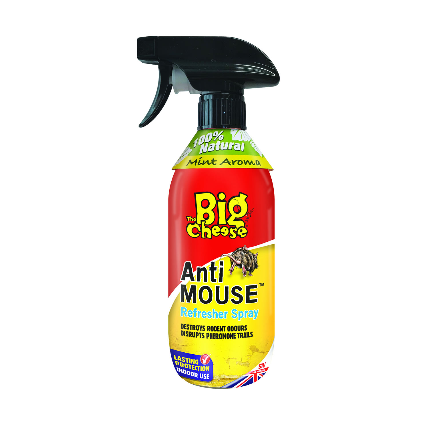 THE BIG CHEESE ANTI MOUSE REFRESHER SPRAY 500 ML totalfarmsupplies.co.uk