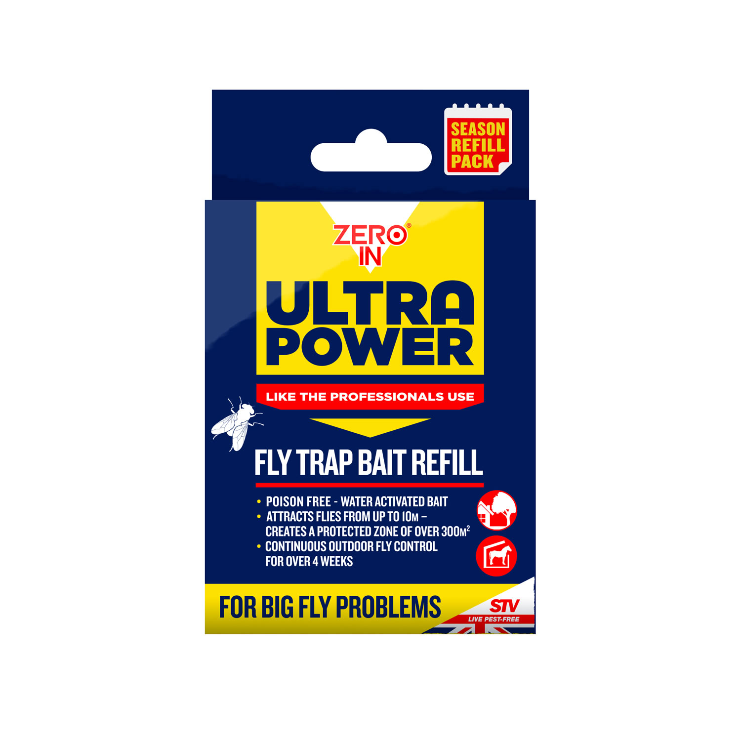 ZERO IN ULTRA POWER ULTIMATE OUTDOOR FLY TRAP REFILL REFILL X TWIN PACK
