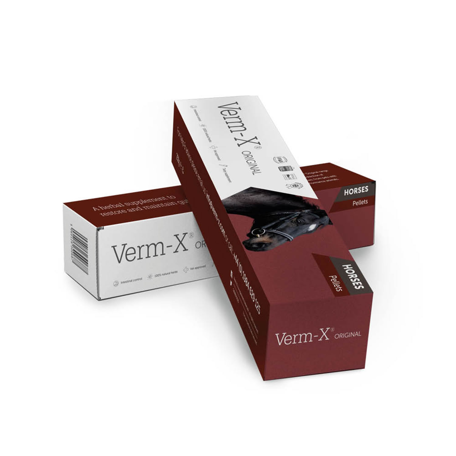 VERM-X HERBAL PELLETS FOR HORSES & PONIES 12 X 250 GM BOX 12 X 250 GM BOX