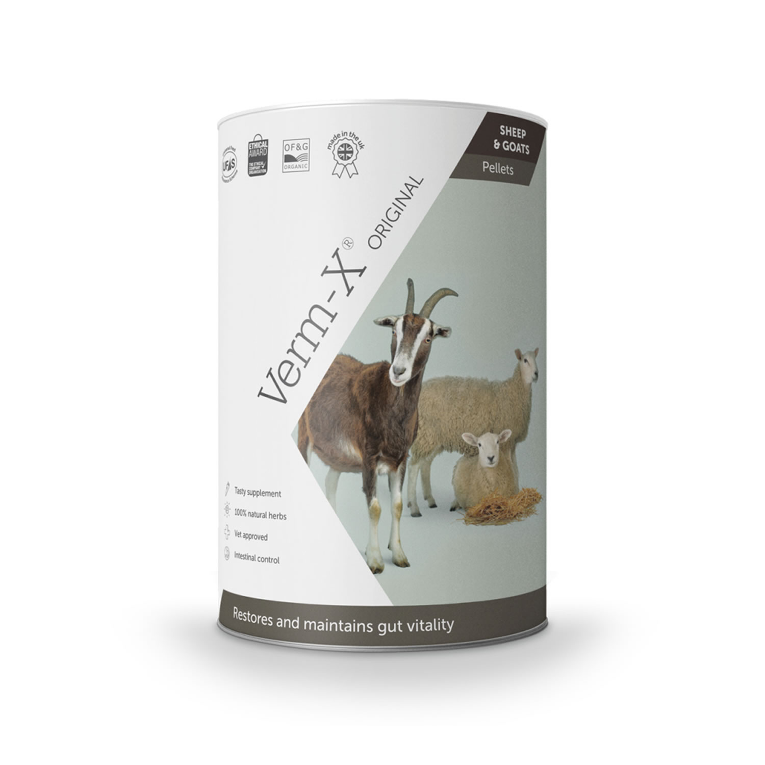 VERM-X HERBAL PELLETS FOR SHEEP & GOATS 750 GM TUBE