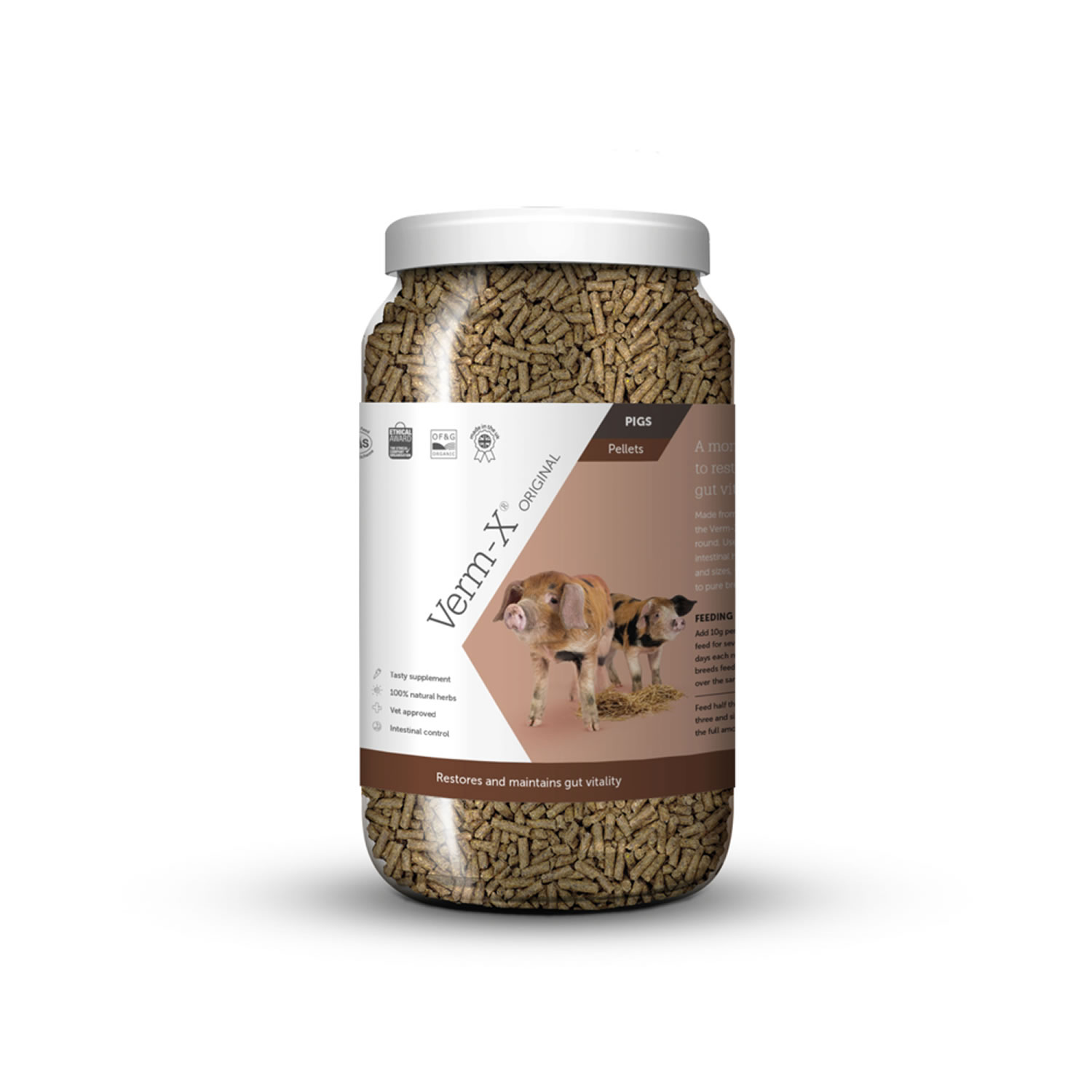 VERM-X HERBAL PELLETS FOR PIGS 1.5 KG TUB