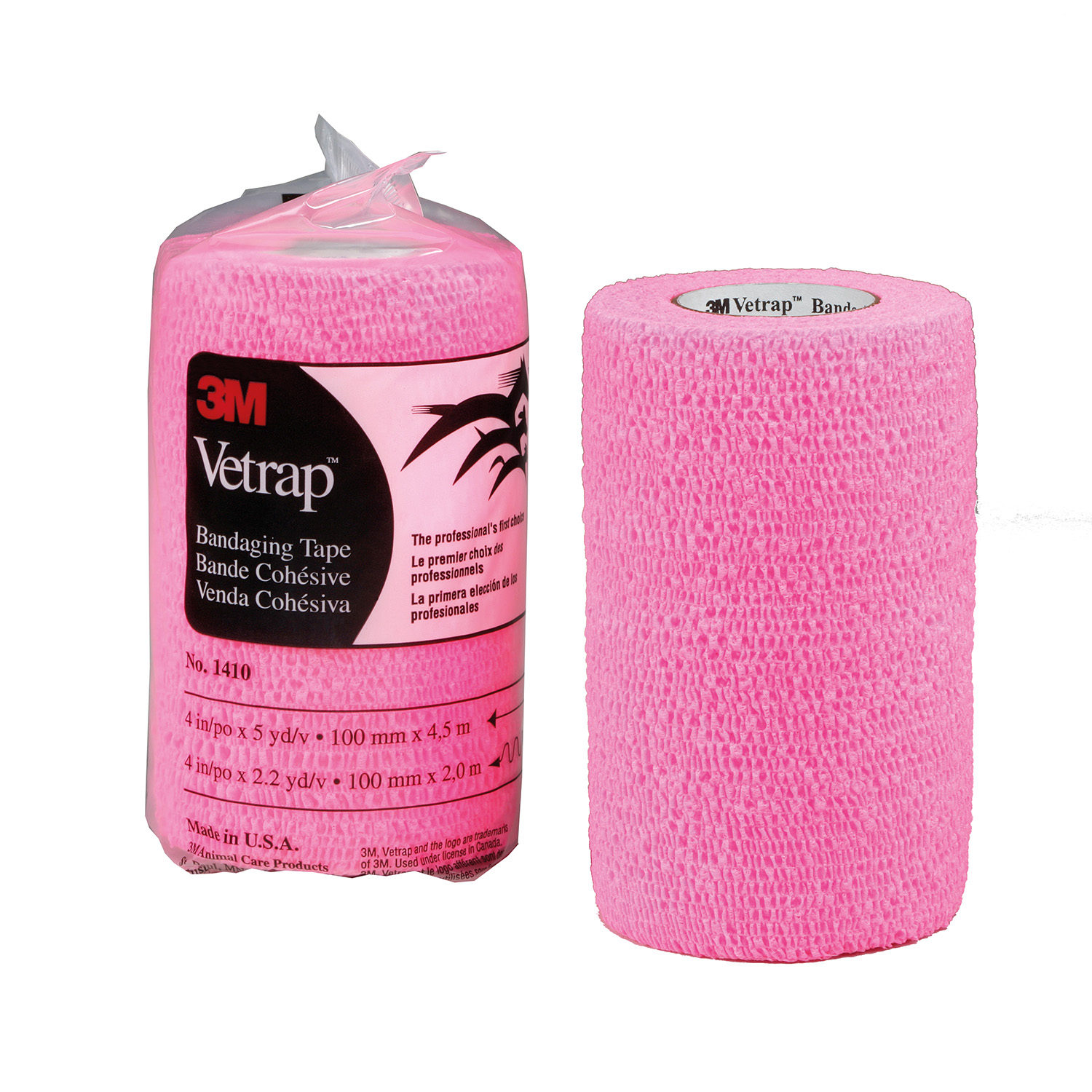 VETRAP 10CM BANDAGE HOT PINK - 100 PACK 100 PACK