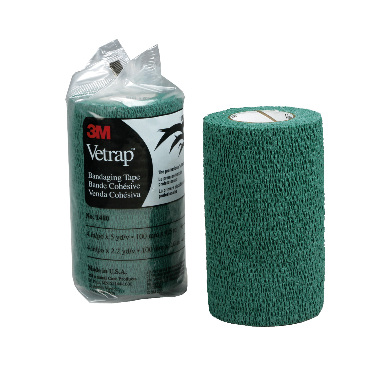 VETRAP 10CM BANDAGE HUNTER GREEN - 100 PACK 100 PACK