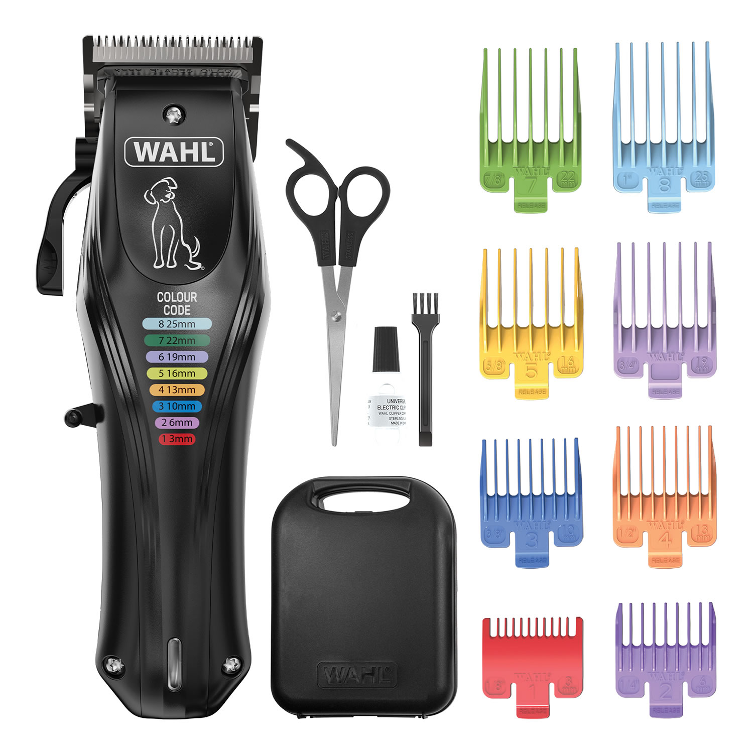 WAHL COLOUR PRO PET RECHARGEABLE CLIPPER KIT totalfarmsupplies.co.uk