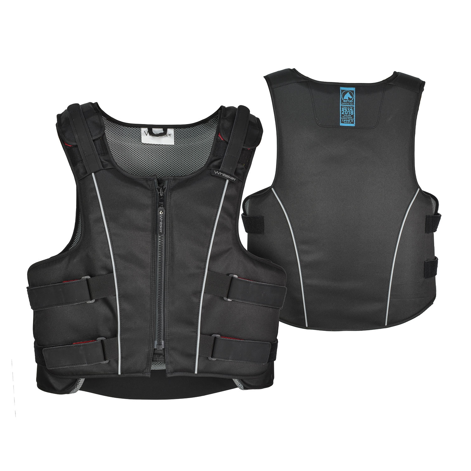 WHITAKER PRO BODY PROTECTOR BLACK  LARGE