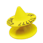 Z Tag Large Primary & Small Secondary, Yellow+Yellow