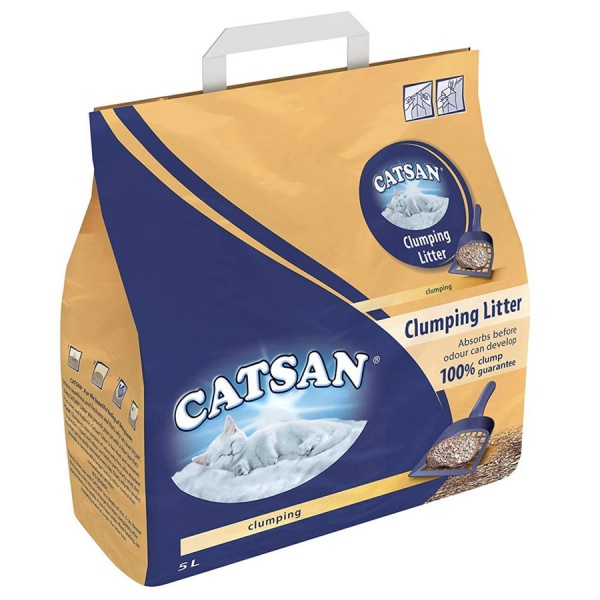 Catsan Ultra Clump Cat Litter (Pack of 3 x 5 Ltr)