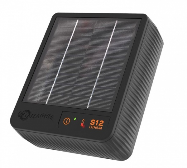 Gallagher S12 Solar Energiser incl. Lithium battery