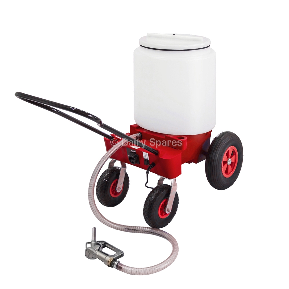 Mobile Electric Milk Mixer, 4 Wheel c/w Dispensing Pump