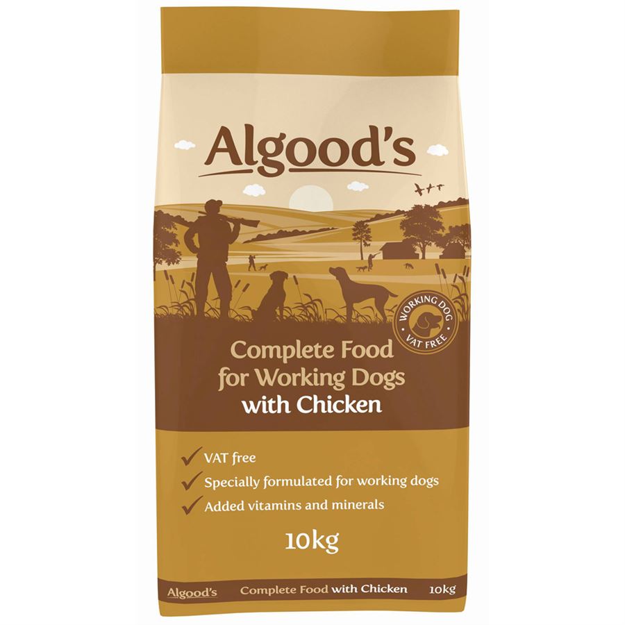 Algoods Working Dog Food With Chicken 10Kgs
